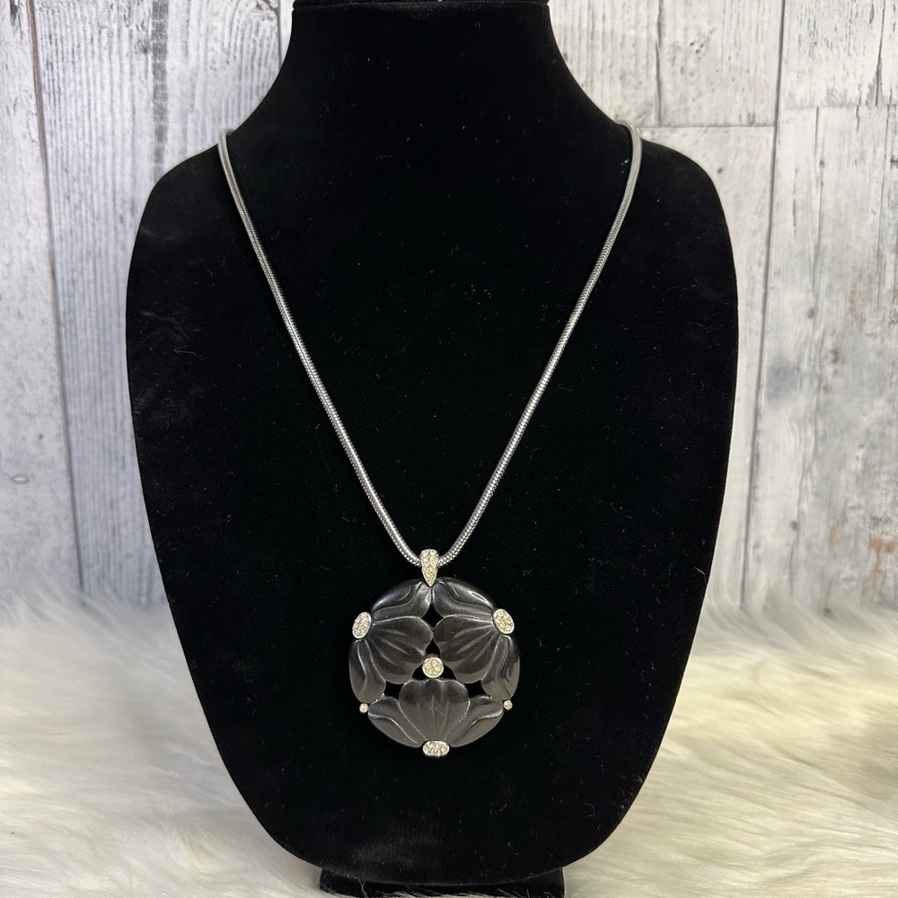 GIVENCHY statement flower necklace